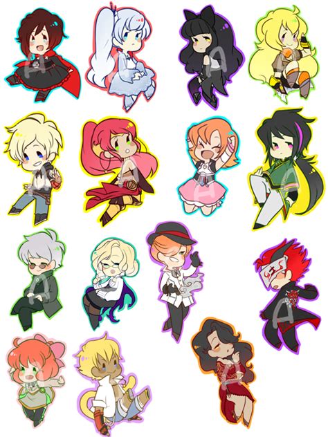 rwby stickers